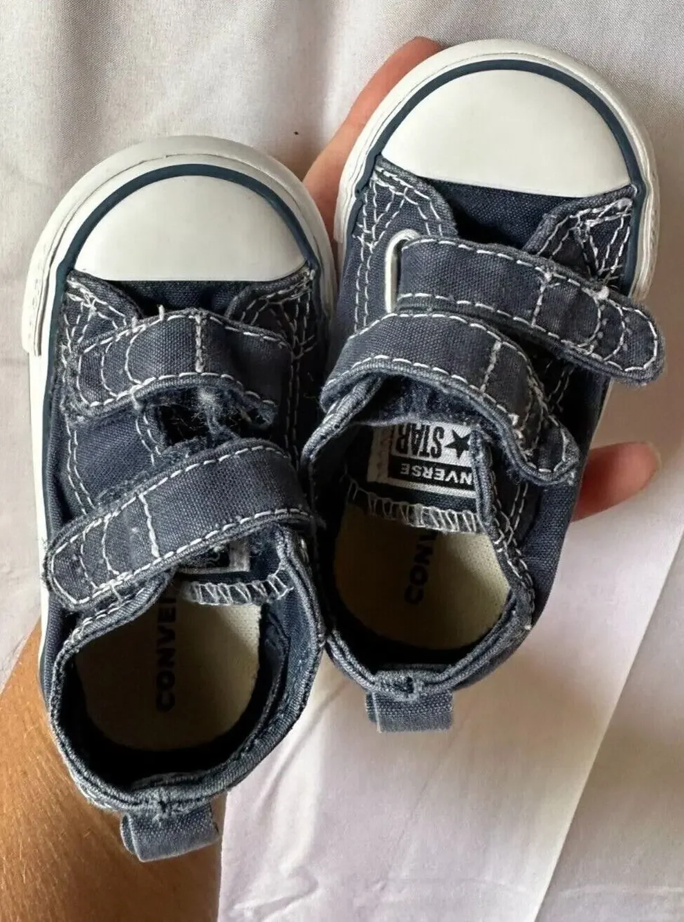 CONVERSE-Chuck Taylor All Star Easy-On Hook and Loop sneaker, Blue/Infant US SZ4